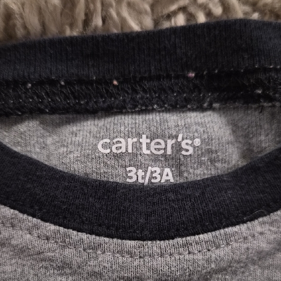 2 Sets- Carter's Gray and Black Truck Pajama Set - Picture 3 of 8